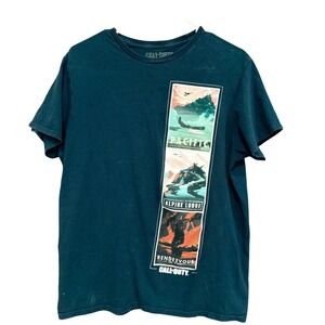 Call of Duty Vanguard Graphic Tee‎ Gaming T-Shirt Pacific Alpine Rendezvous L